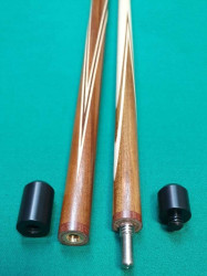 Кий «Каюков Мастер» Ипе/ белый граб 2 ч, гравировка 