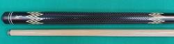 Кий «Каюков Классик плюс» Чёрный граб/ амарант, гравировка 