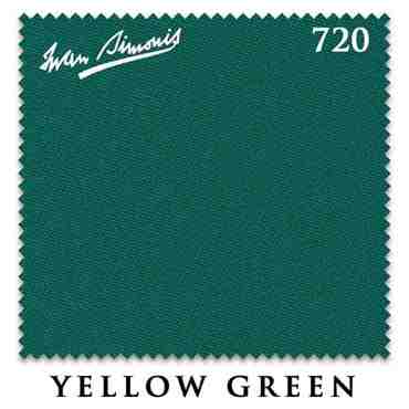 Сукно Iwan Simonis 720, 195 см Yellow Green (Бельгия)- фото